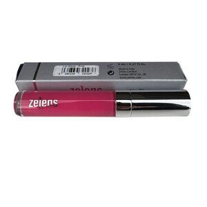 Zelens Pink Lip Glaze 8ml 0.27 Fl. Oz. Long-Lasting Collagen-Building Gloss Made